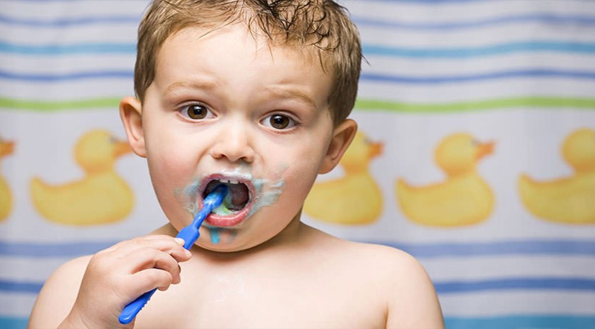 Tooth discoloration in infants